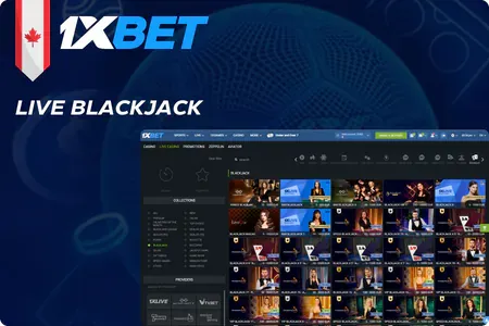 1xbet Live Blackjack