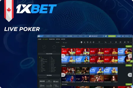 xbet en Live Poker