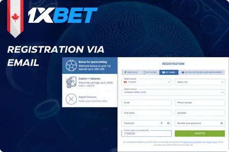 1xbet online Registration